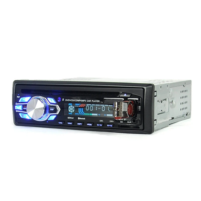Автомобильный Радио Аудио стерео mp3 плееры DVD CD плеер 1Din 12 V автомобильный Handfree Indash Авторадио BT с пультом дистанционного управления dvd-плеер 5014