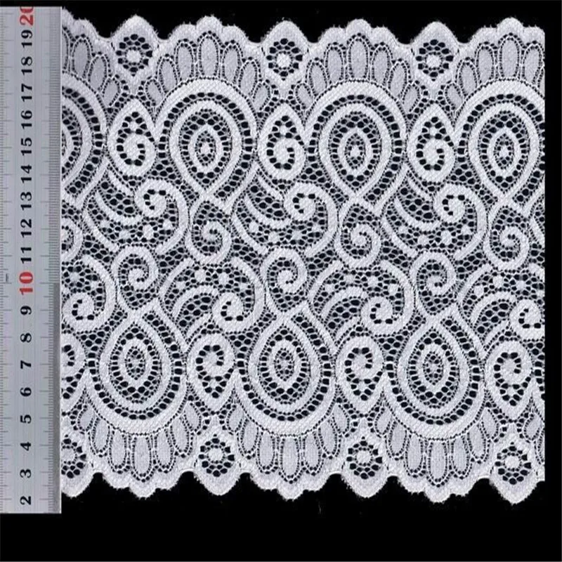 

Free Shipping Width18CM Elastic Lace Fabric diy clothes fabric accessories