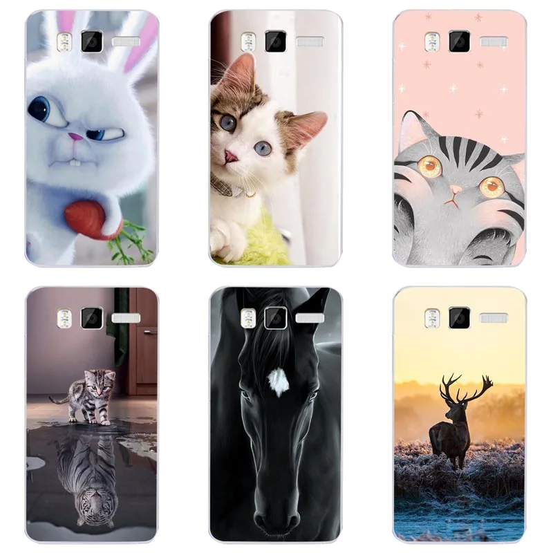

Cute Animal Cat Printing Case For Lenovo A916 A 916 Cover Relief Cartoon Design Funda Soft Silicone Phone Skin Coque