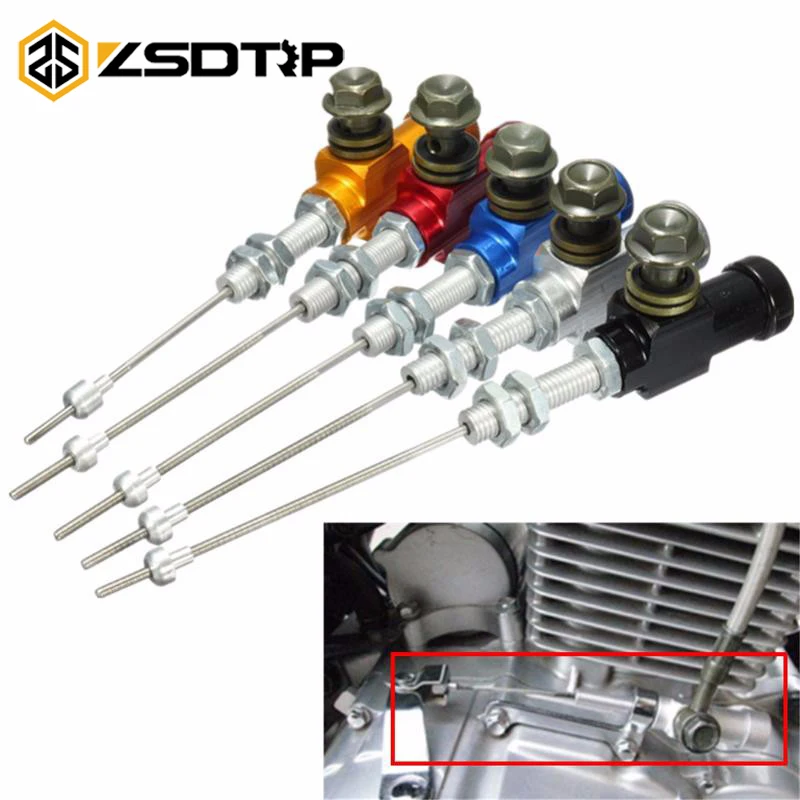 

ZSDTRP Universal Motorcycle Hydraulic Clutch Master Cylinder Rod Brake Pump M10x1.25mm For KTM CBR CB CG YBR GS GN125