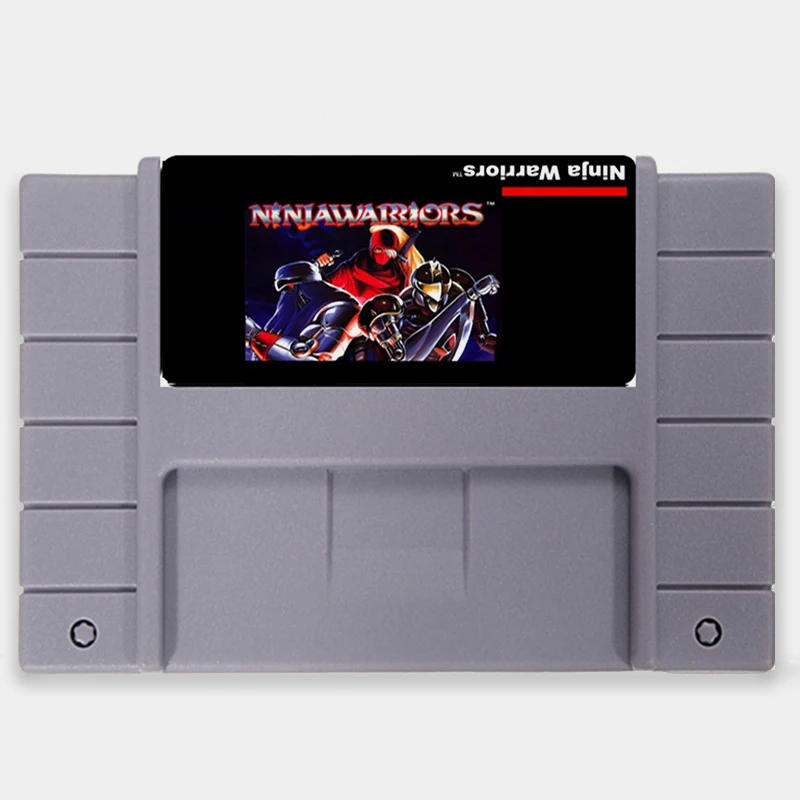 Ninja Warriors USA версия 16 бит Большой 46 контактов серая игровая карта для NTSC игрового