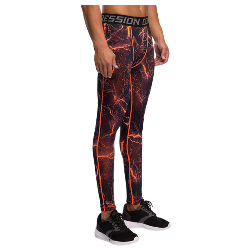 men's nike red compression pants