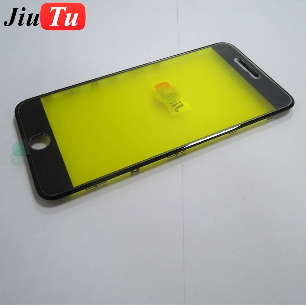 OEM 3 in 1 Cold Press Glass with Bezel Frame +OCA Adhesive Sticker Film For iPhone 8G 8 plus LCD Screen Refurbishment Jiutu (25)