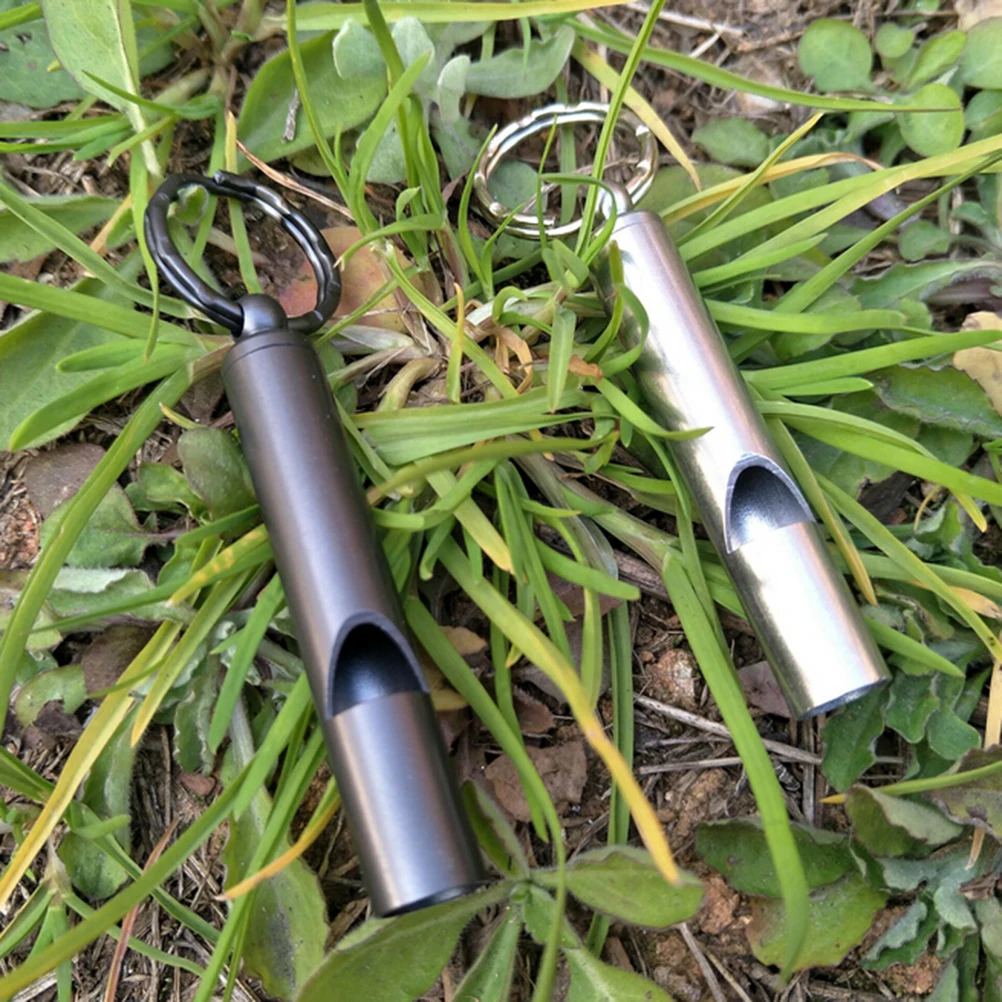 New whistle blows loud sound Key Lifesaving Emergency SOS Outdoor