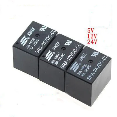 10 шт./лот Новое реле Φ 5V 12V 24V 20A 5PIN T74 | Обустройство дома