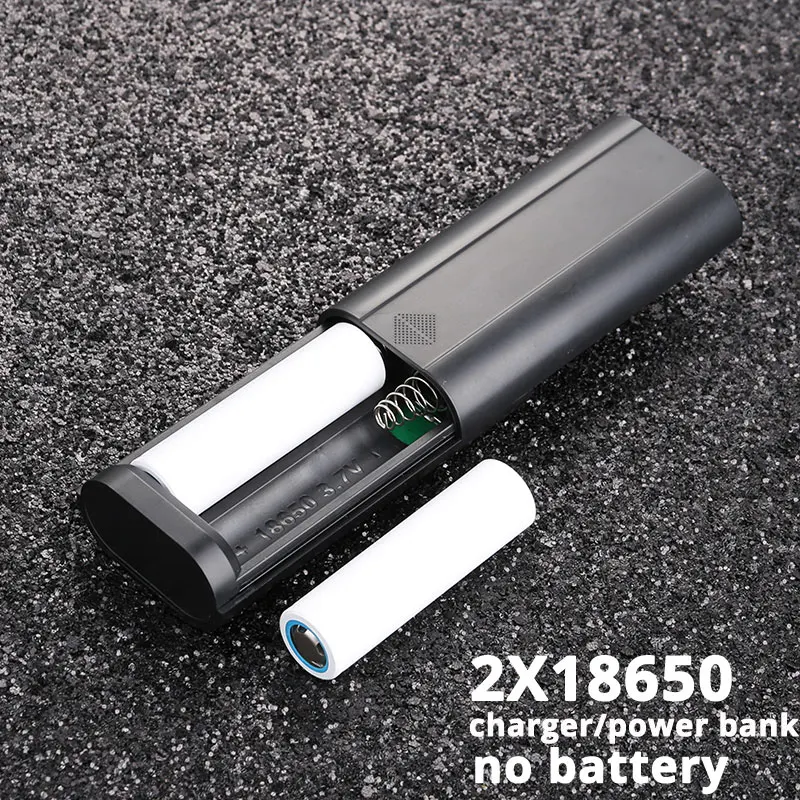 Двойной USB 5V 1A/2A внешний аккумулятор DIY Box 2X 18650 зарядное устройство чехол для iPhone