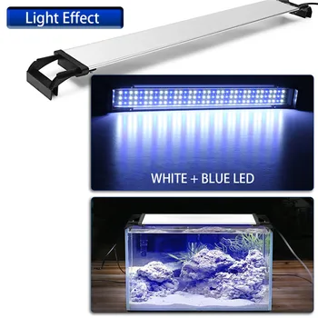 

AC100-240V 144 Led Aquarium Lights Fish Tank Lamp 2835smd 90CM Extensible For 85-100cm Fish Tank Aluminum+Acrylic Material