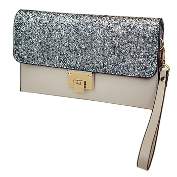 

New Clutch Bag Shoulder Lady Diagonal Package 2019 New Bag Sequin Personality Hand-held Evening Bag
