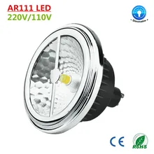 Лампада LED AR111 With15/24/40 градусов угол луча 110 В 230 В 240VAC затемнения GU10 AR111 LED 220 В теплый белый 2700 К 6000 К холодный белый