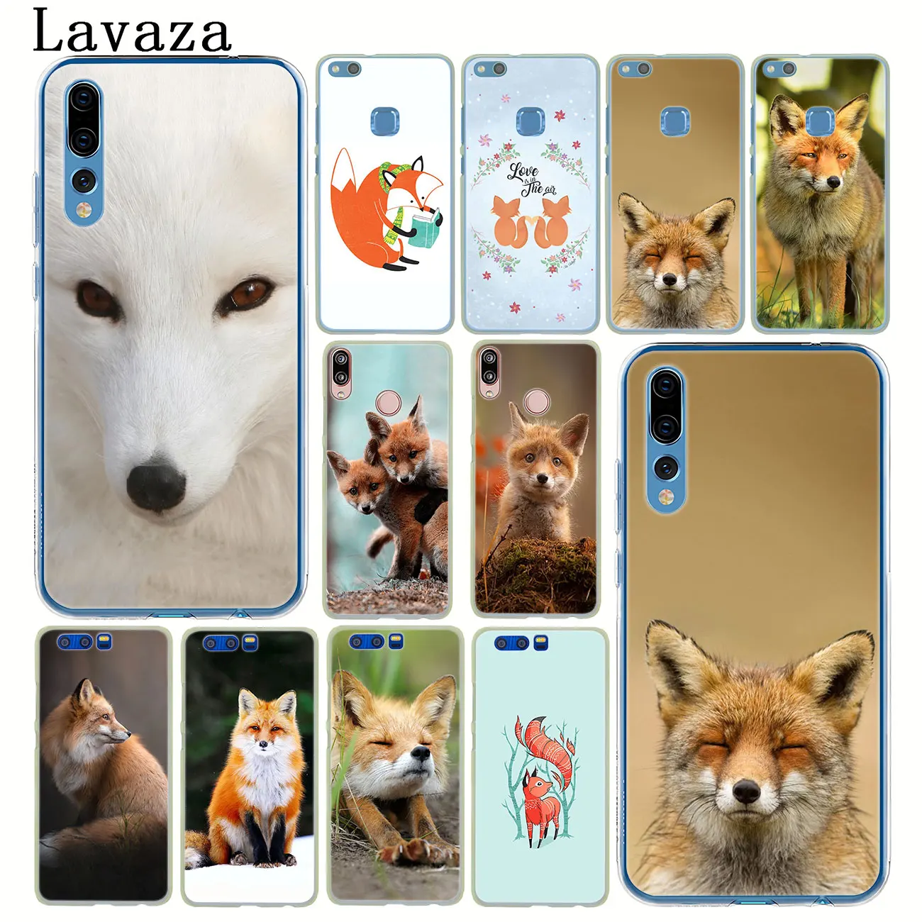Милый чехол для телефона lavaza Anime fox Huawei P30 Pro P20 P10 P9 Plus P8 Lite Mini 2016 2017 P smart Z 2019 |