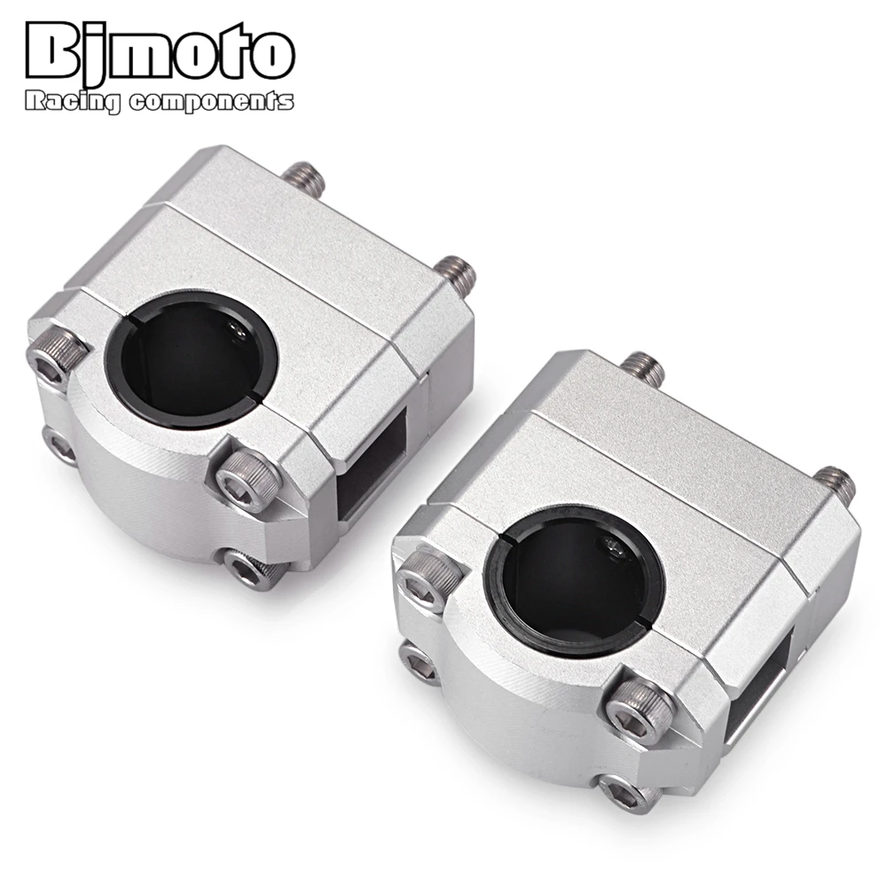BJMOTO пара 22/28 мм ЧПУ стоянок Регулируемый жир зажимы для пазовой фрезы универсальный для BMW Honda Kawasaki Ducati Yamaha