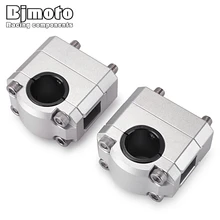 BJMOTO пара 22/28 мм ЧПУ стоянок Регулируемый жир зажимы для пазовой фрезы универсальный для BMW Honda Kawasaki Ducati Yamaha