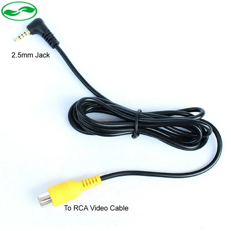 Right Angle 2.5mm Audio Video 5V Power Cable for Cameras