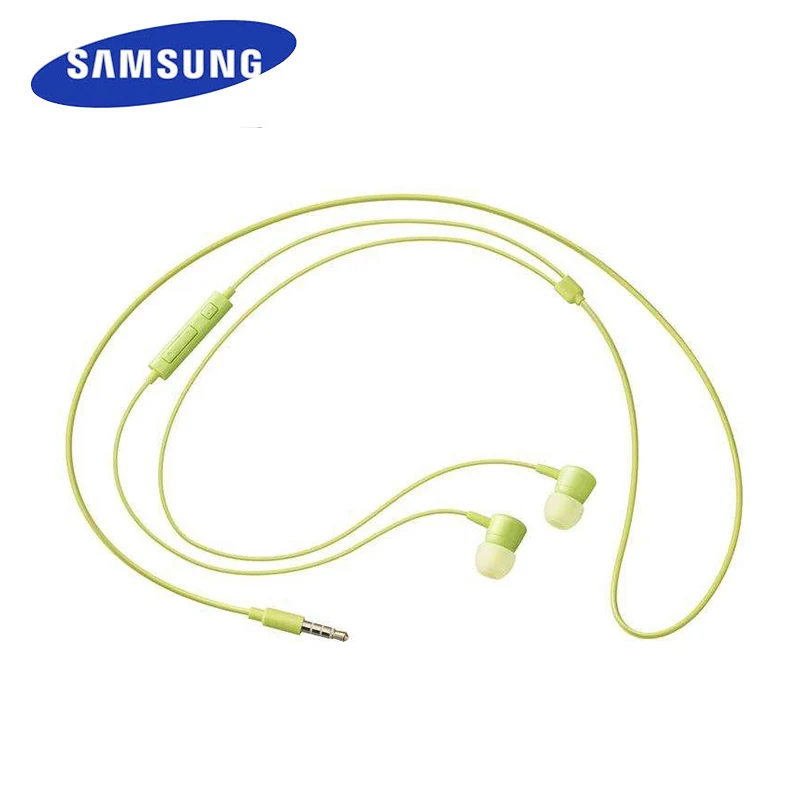 Samsung HS130 Проводные 3,5 мм наушники-вкладыши с микрофоном 5 цветов для samsung Galaxy S8 S8Edge Поддержка Официальная проверка - Цвет: Green