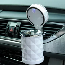 GUIBOBO Portable Astray For Driver Cigarettes Tools Outdoor Vehical Carrying With LED Light astray