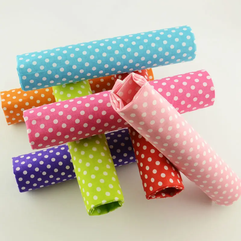 Boosew 7 шт. Цветной хлопок лоскутное Ткань для DIY Шторы украшение стола Craft tildas