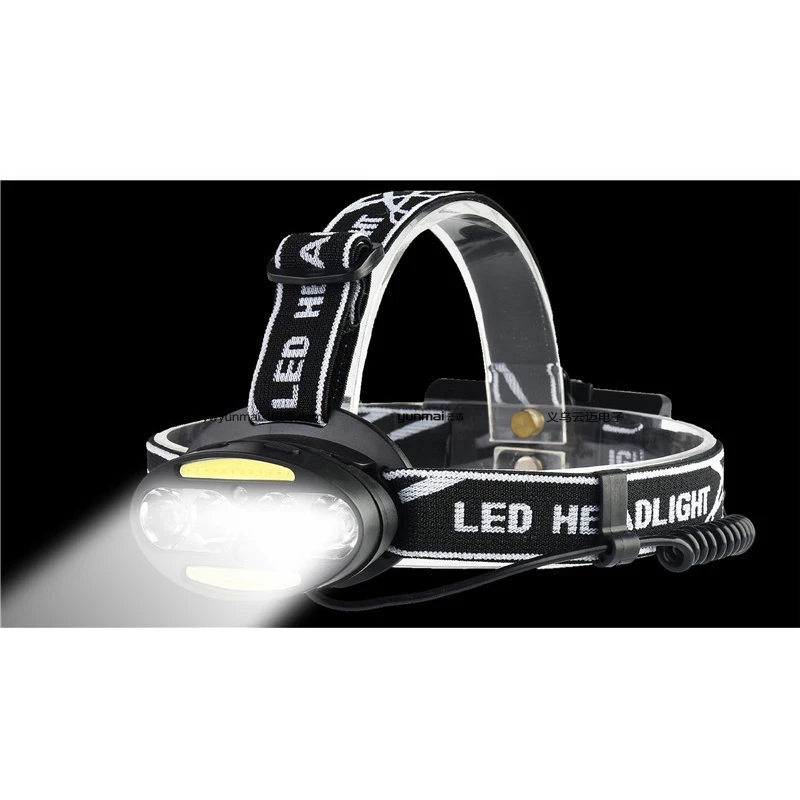 

NEW Rechargeable XML-T6 +COB LED Headlamp Headlight Micro USB Charging Torch Outdoor Bicycle Camping Night Fishing Head Lamp
