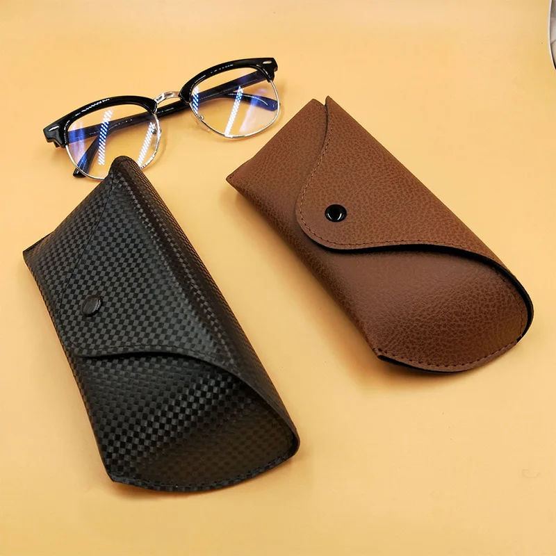 

Zyomy Eyeglass Accessories PU Leather Fold-able Portable Sunglasses Case Oversize Glasses Box Easy Carry Eyewear Storage
