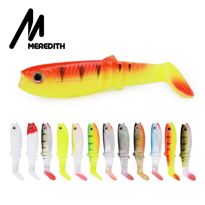 MEREDITH Cannibal 80mm 100mm 125mm Artificial Soft Lures Baits Fishing Lure leurre shad silicone Bait T Tail Wobblers MEREDITH Cannibal 80mm 100mm 125mm Artificial Soft Lures Baits Fishing Lure leurre shad silicone Bait T Tail Wobblers
