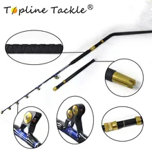 Новая лодка рыболовные Троллинг джиггинг стержни голубое копье 130#6'" 5+ 1 роликовая Направляющая