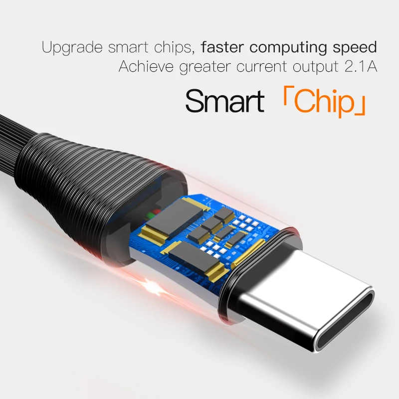 Кабель TOTU USB Type C для Samsung S10 S9 S8 A50 Xiaomi Redmi Note 7 Быстрая зарядка зарядное устройство