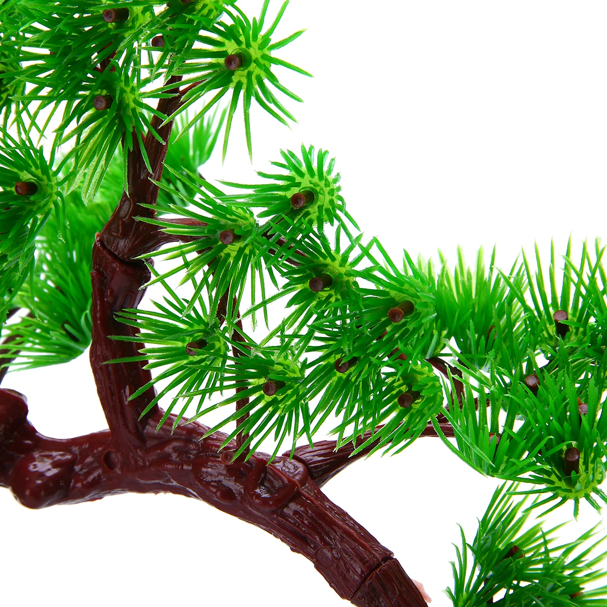 1pc Aquarium Artificial Plants Bonsai Tree Rockery Plastic Plant Pine Tree for Fish Tank Aquarium Ornament