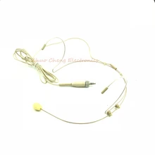 10 шт./лот, профессиональная гарнитура, конденсаторный микрофон для Sennheisers, беспроводной передатчик, 3,5 мм, запирающий винт