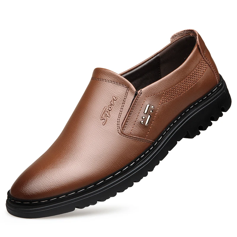 

Men Casual Shoes New Fashion Genuine Leather Men Shoes Spring Summer Men Moccasins Slip On Men's Flat Loafers Shoes DA046