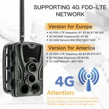 HC-801LTE MMS 4G Trail камера для охоты и дикой природы камера наблюдения s 16MP 1080P 0,3 S триггер инфракрасный с антенной Дикая камера s