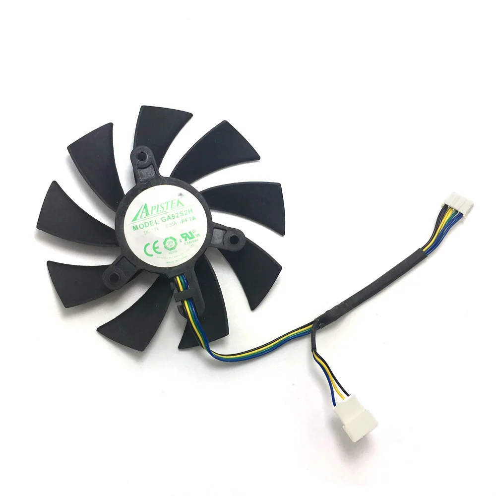 87 мм GA92S2H 4pin PC Вентилятор охлаждения графической карты для ZOTAC GTX 1060 1070 Ti MINI HA 1080 Ti мини двойной кулер вентилятор GAA8S2H GAA8S2U