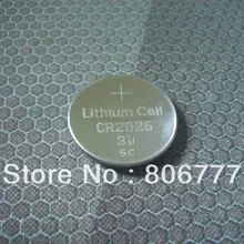 Lithium 3 V LI/MnO2 CR2025 20*2,5 высокой емкости 155 mAh Солнечная батарея таблеточного типа