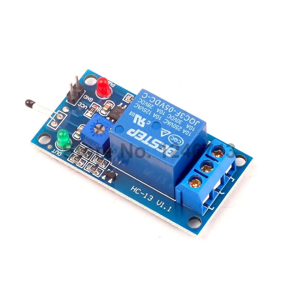 10PCS 5V Thermal Sensor Module Relay Module Combo Module Thermistor Temperature Sensor Module