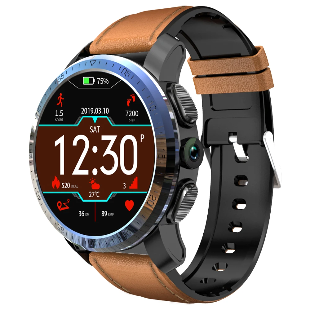  KOSPET Optimus Pro 3GB 32GB 800mAh Battery Dual Systems 4G Smart Watch Phone Waterproof 8.0MP 1.39