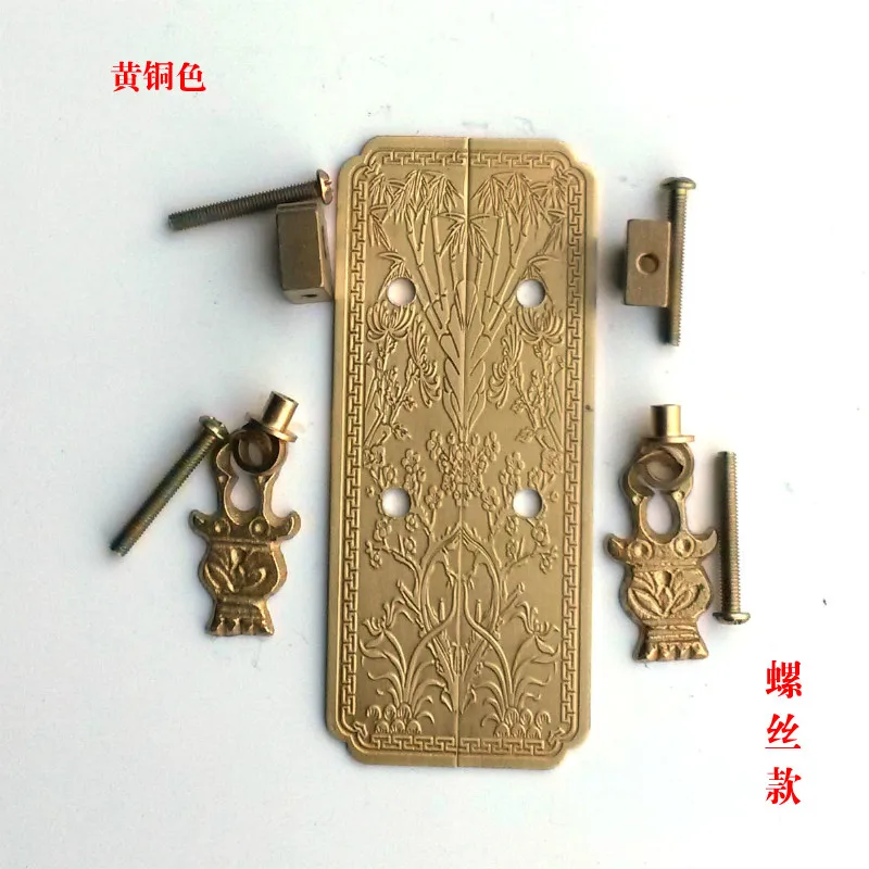 الصينية العتيقة الأثاث الاكسسوارات النحاس النحاس مقبض تلفزيون مجلس الوزراء خزانة خزانة خزانة السرير معرضا