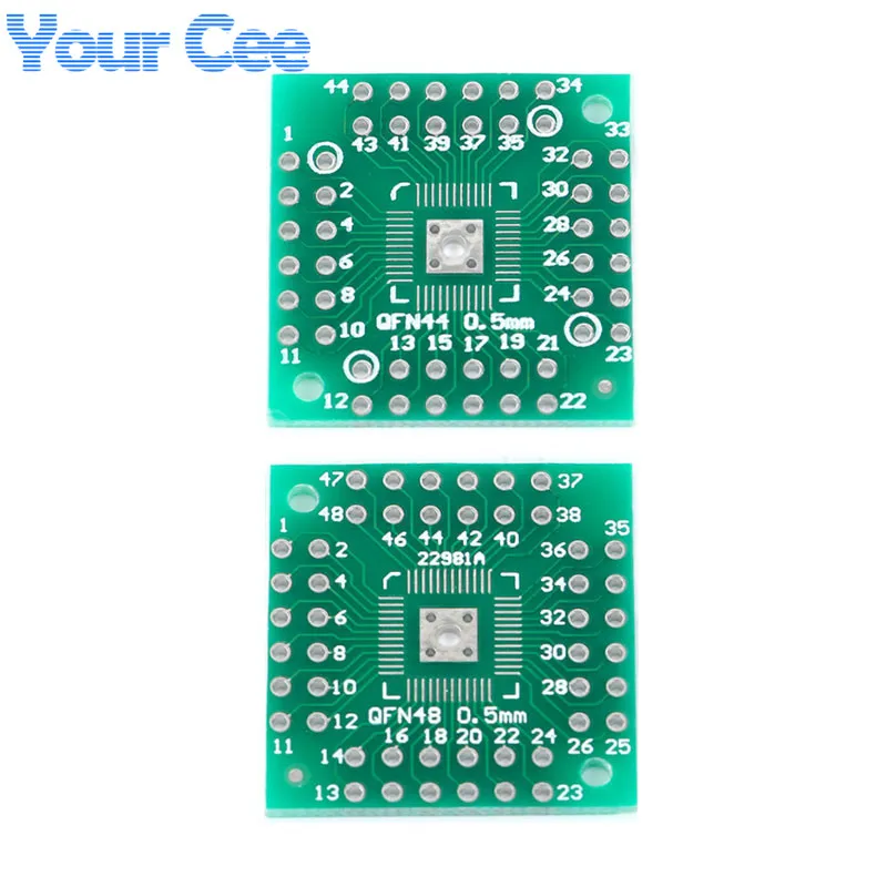 10 шт. HTQFP QFN48 к DIP48 QFN44 0 5 мм QFP48 QFP44 PQFP LQFP плата адаптер шаг PCB электронная DIY|electronic diy|pcb