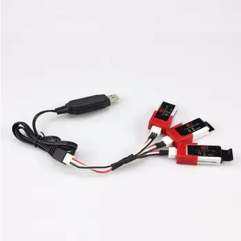 

3PCS/Lot XK K120 RC Helicopter Spare Parts 3pcs Battery + 1 Charging Cable