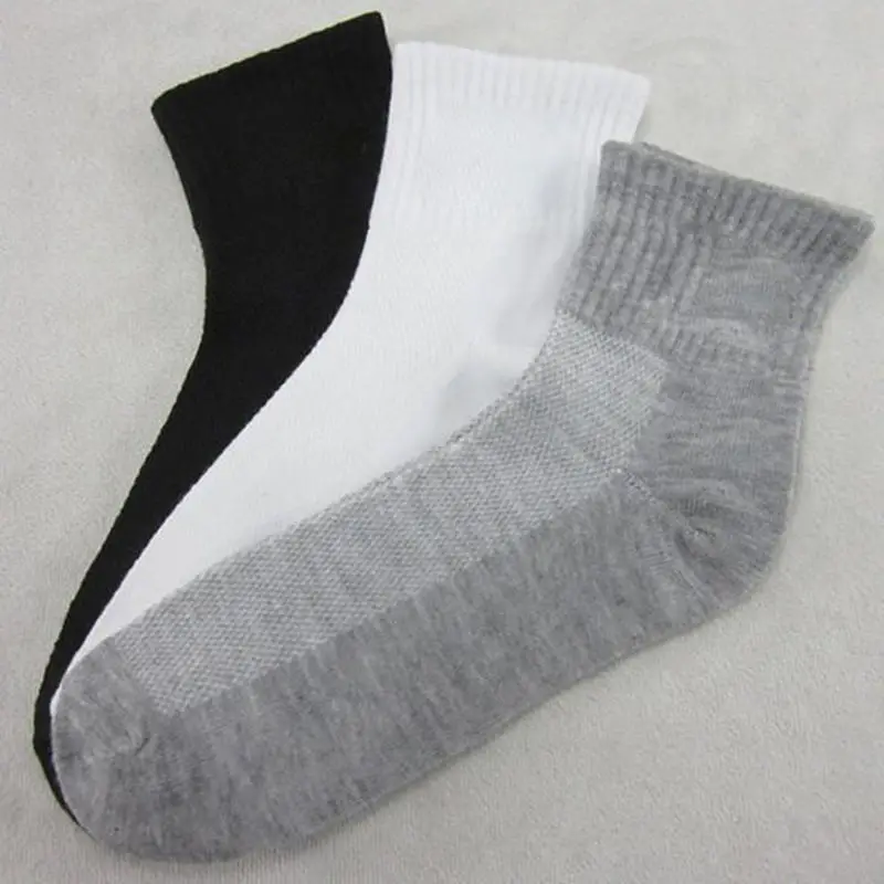 

1 pair Men's Funky Socks Short Winter Thermal Casual Soft Cotton Sport Sock Gift Male Summer Socks Men