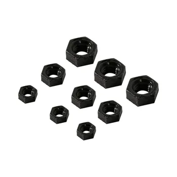 

DIN934 M2 M2.5 M3 M4 M5 M6 Black Nylon Hex Nut Hexagon Plastic Nuts NL14
