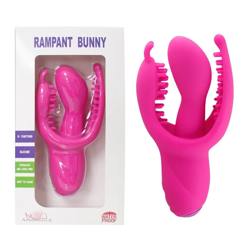 17 Double Penetrations Vibrators for Women Soft 10 Speed Function Sex Toys for Adult Vibro Clitoral Stimulating Sex Products 1