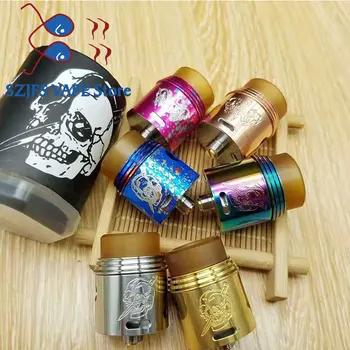 

Apocalypse Rapture RDA Rebuildable Atomizer 24mm 510 thread BF RDA With Wide Bore Drip Tip For Electronic Cigarette Box Mech mod