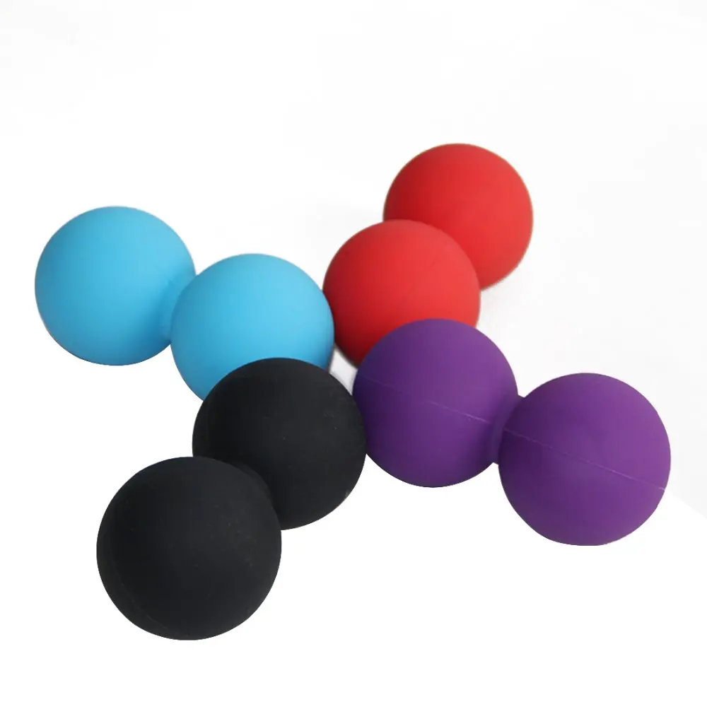 двойной массажный мяч для спины. массажный мяч для йоги сдвоенный. триггерный мяч с присоской. шарик для спины массажный лакросс озон. Double balls.