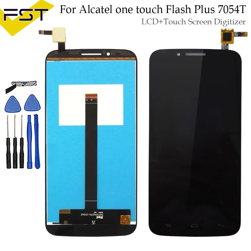 Для Alcatel one touch Flash Plus 7054T OT7054T ot7054 ЖК дисплей + детали для замены|Экраны мобильных