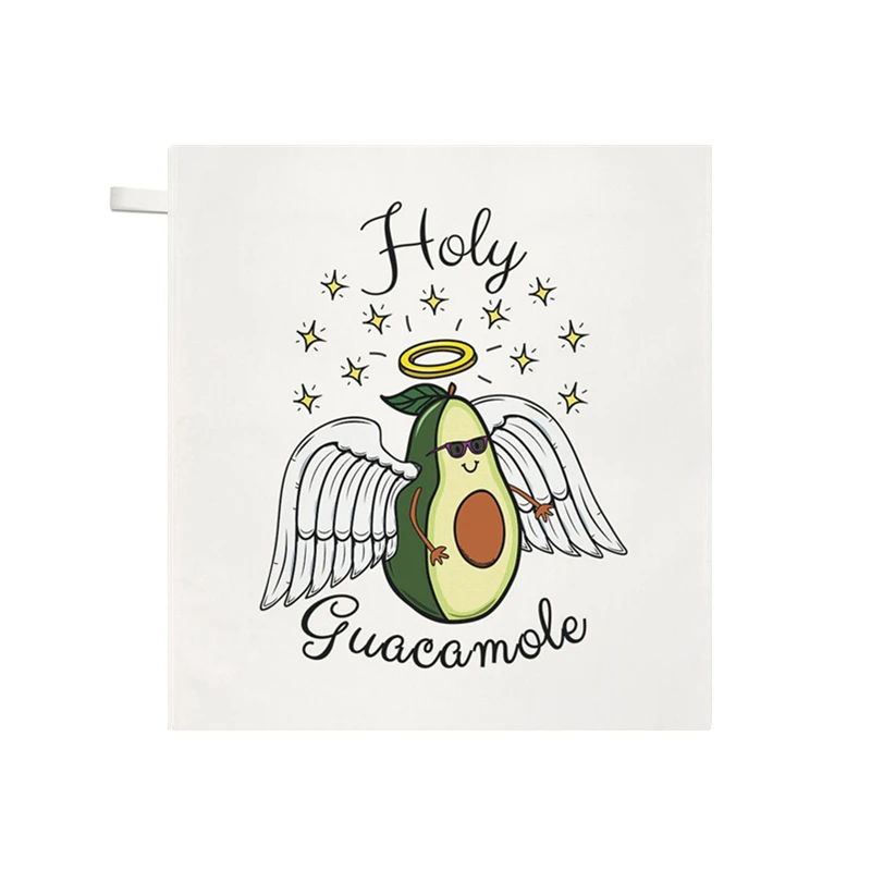 

Funny Holy Guacamole Avocado Tea Kitchen Towel Novelty Avocado Microfiber Hand Towels Face Vegetarian Absorbent Vegan Gifts Xmas