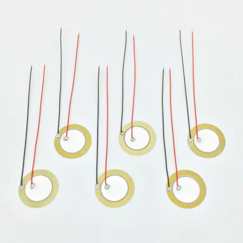 detail feedback questions about 6 pieces 20mm 27mm pickup piezo6 pieces 20mm 27mm pickup piezo disc elements with 10cm (4\