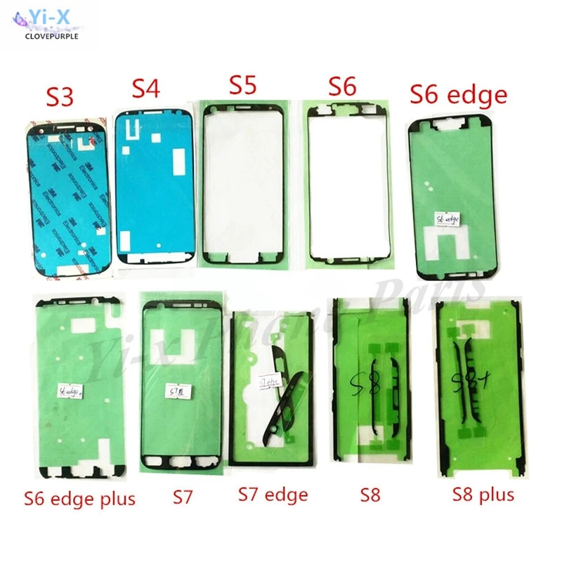 Клейкая лента на клейкой основе для Samsung S3 S4 S5/S6 Edge/ S7/ S7 Edge /S8 / S8 plus S9 Plus 10 шт./лот |
