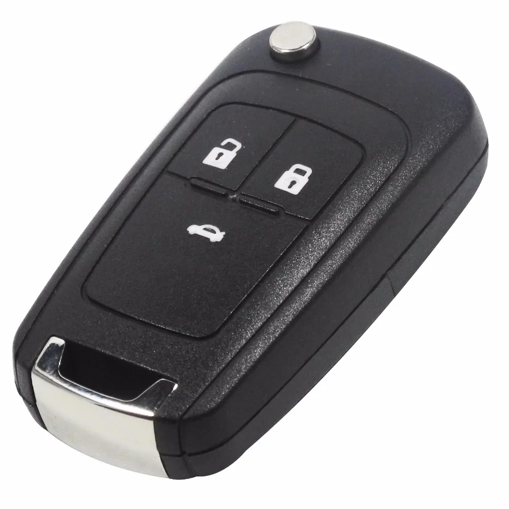 

Remote Flip Folding Key Shell Cover For Chevrolet Cruze Remote Key Case Keyless Fob 3 Buttons Uncut HU100 Blade