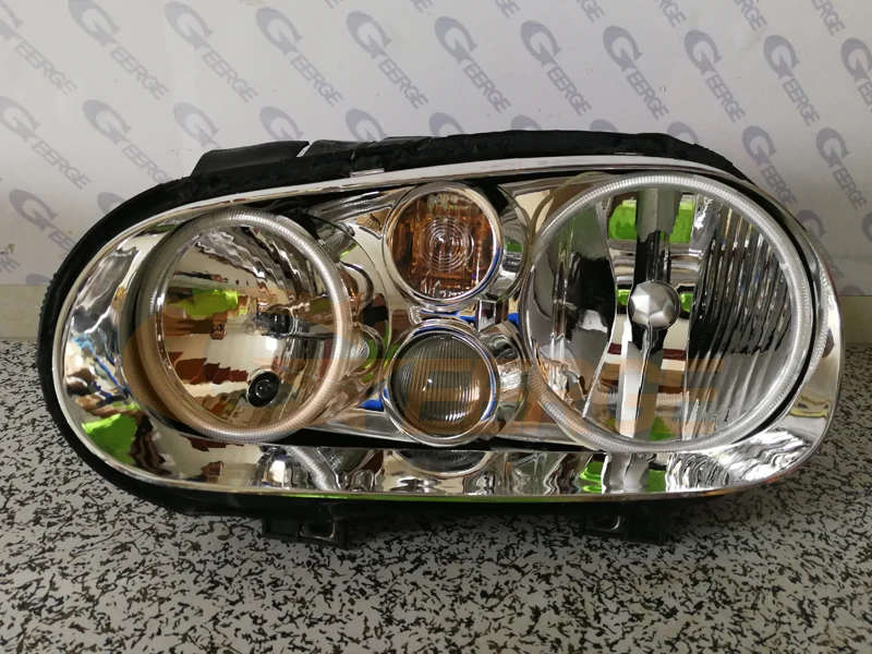 ccfl angel eyes Volkswagen VW Golf MK4 R32 GTi VR6 CABRIO A4 1998-2004(11)