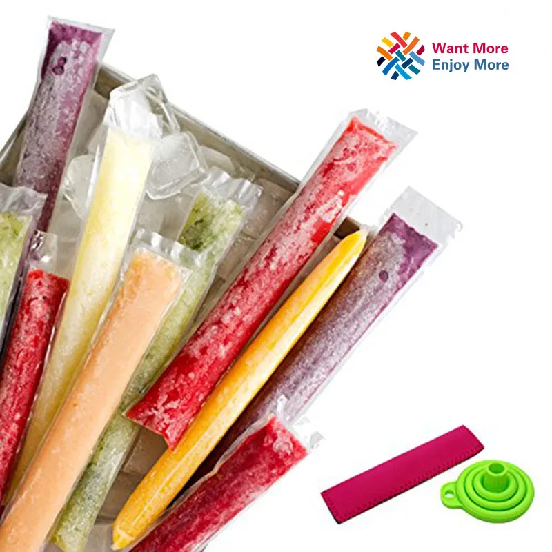 20Pcs/Lot DIY Ice Stick Ice Cream DIY Self Sealing Bags Mold Bags Ice