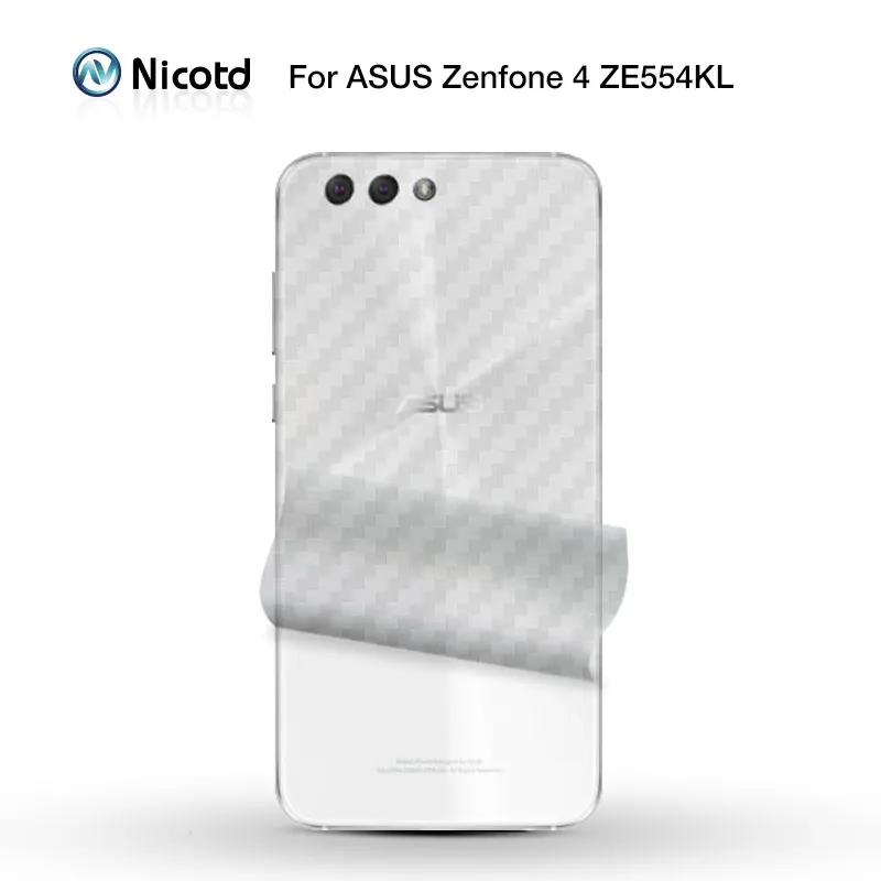 Nicodd 5 шт./лот 3D углеродное волокно протектор экрана для Asus ZenFone 4 Max Plus Pro ZC554KL ZE554KL ZD552KL ZS551KL 3D задняя пленка