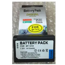 ED-BP1410 BP-1410 комплект литиевых батарей BP1410 аккумуляторная батарея для цифровых фотоаппаратов для samsung NX30 WB2200 WB2200F